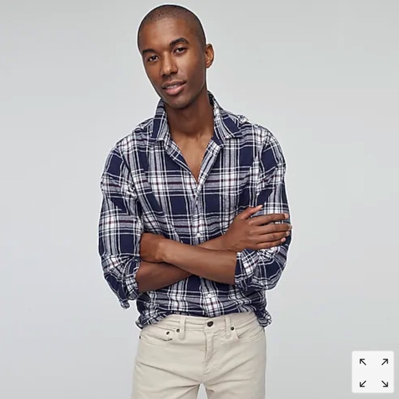 J.Crew Plaid Button Down Shirt - Picture 2 of 4
